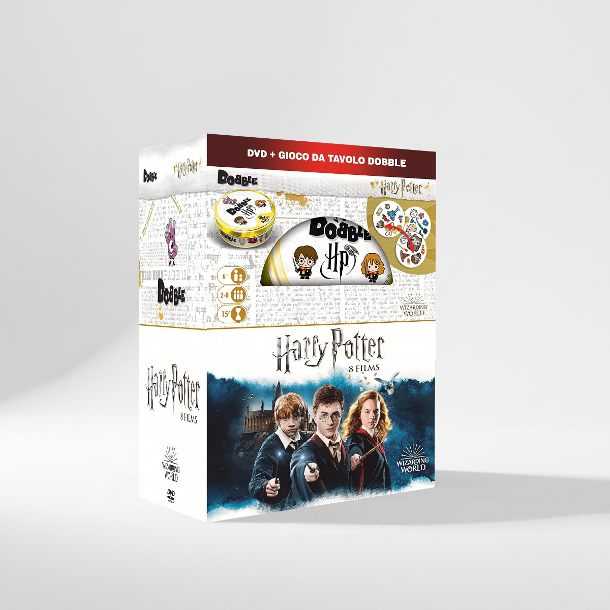 Harry Potter 1-8 + Dobble DVD